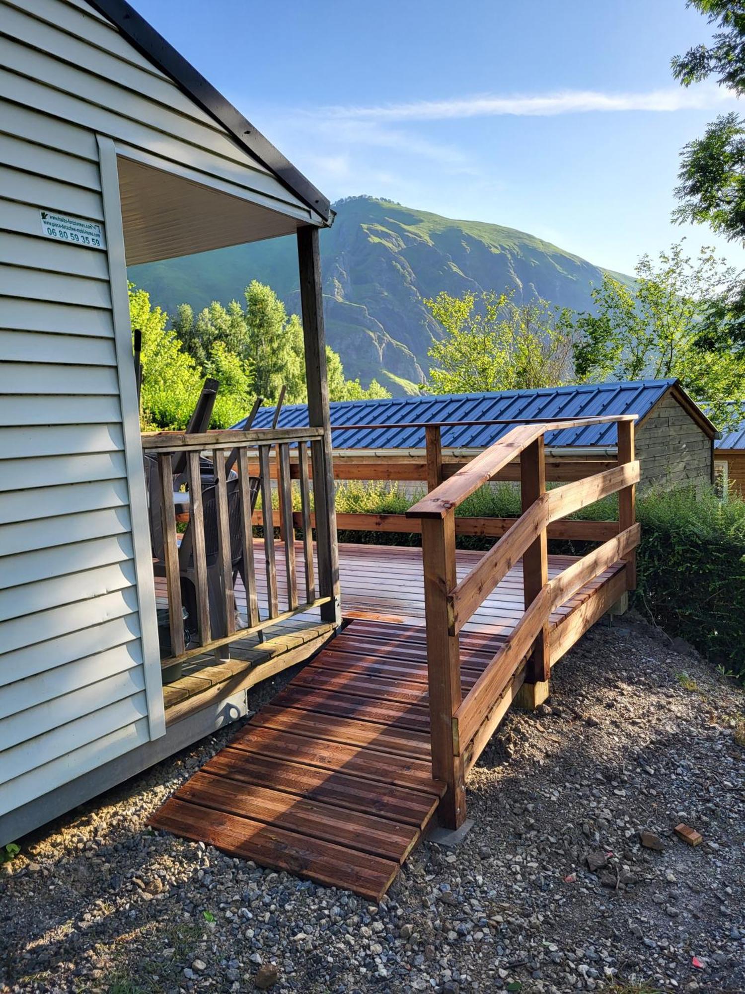 Camping Ixtila Mobilhome Betzuela Larrau Buitenkant foto