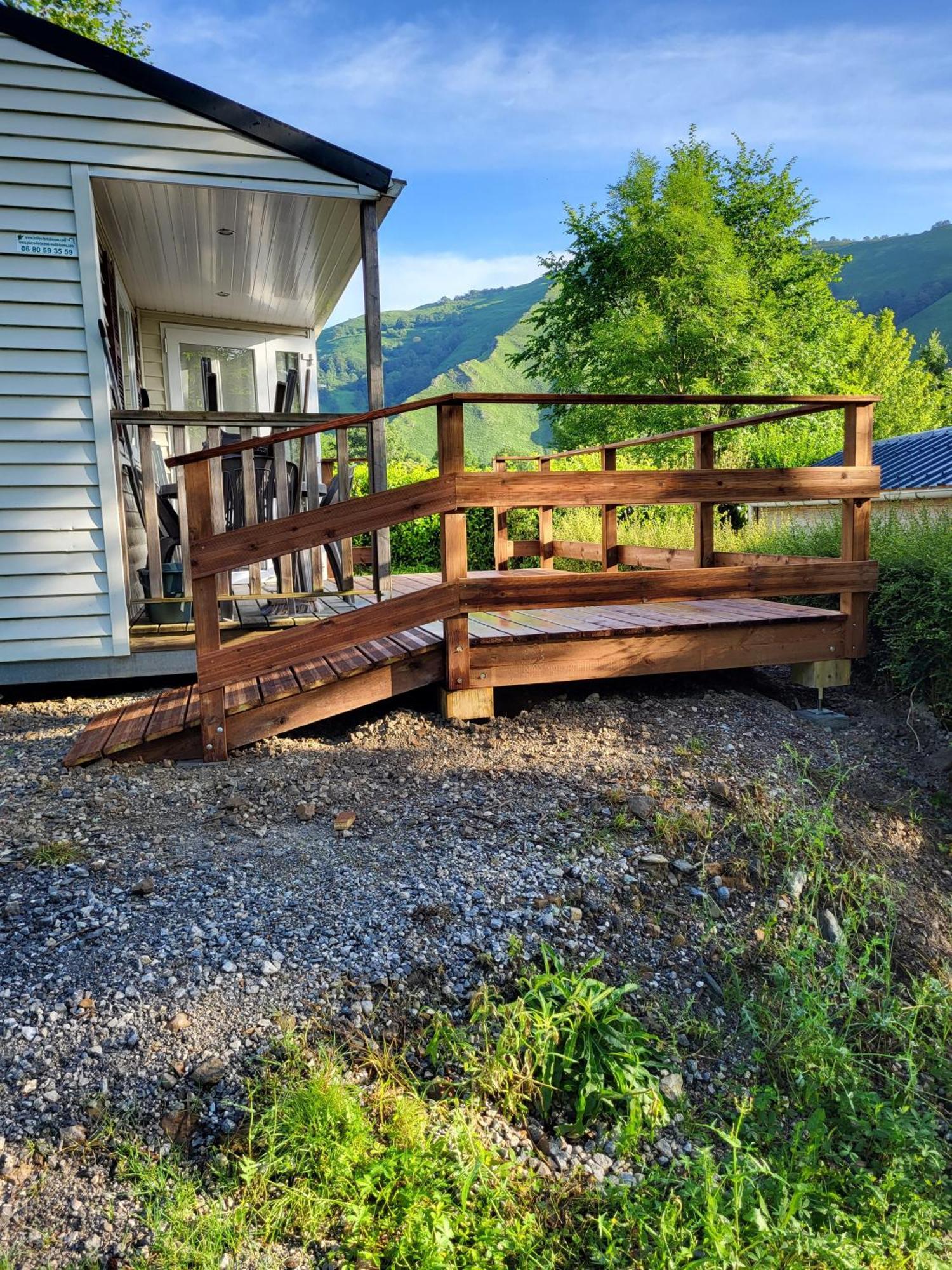 Camping Ixtila Mobilhome Betzuela Larrau Buitenkant foto
